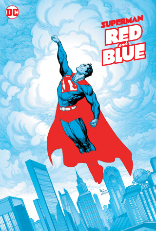 Book cover for Superman Red & Blue