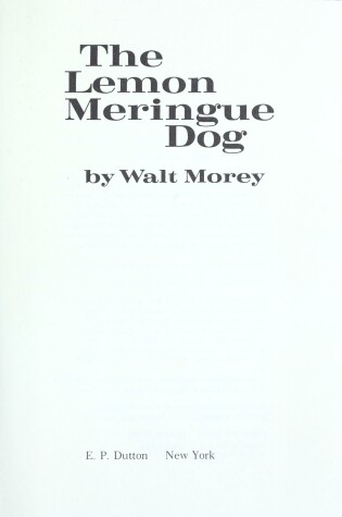 Cover of The Lemon Meringue Dog