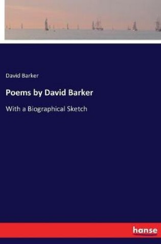Cover of Poems by David Barker