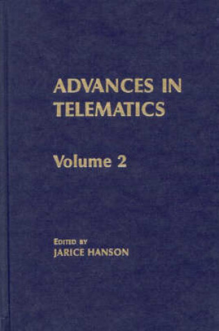 Cover of Advances in Telematics, Volume 2