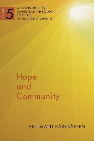 Cover of Hope and Community