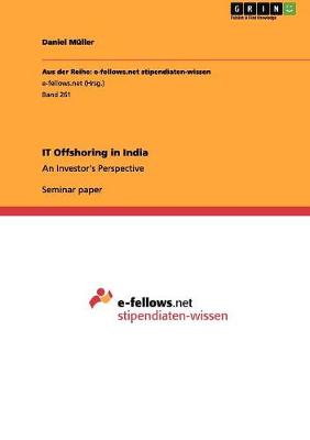 Book cover for IT Offshoring in India