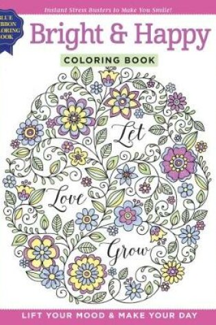 Cover of Bright & Happy Coloring Book