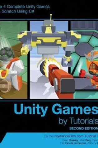 Cover of Unity Games by Tutorials Second Edition