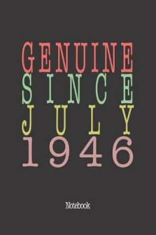 Cover of Genuine Since July 1946
