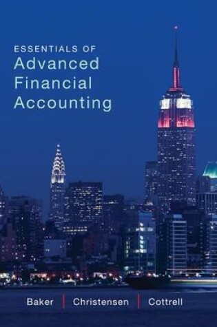 Cover of Essentials of Advanced Financial Accounting with Connect Access Card