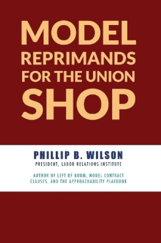 Cover of Model Reprimands for the Union Shop