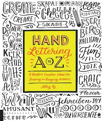 Book cover for Hand Lettering A to Z