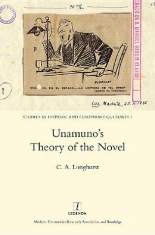 Cover of Unamuno's Theory of the Novel