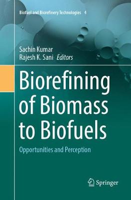 Book cover for Biorefining of Biomass to Biofuels