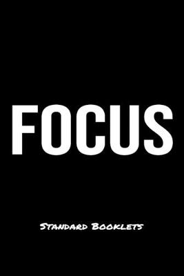 Book cover for Focus Standard Booklets