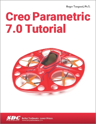 Book cover for Creo Parametric 7.0 Tutorial