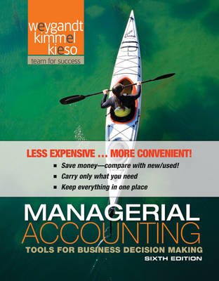 Book cover for Managerial Accounting: Tools for Business Decision Making 6e Binder Ready Version + Wileyplus Registration Card