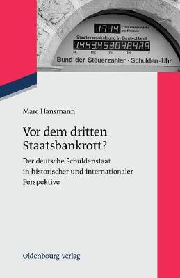 Book cover for Vor dem dritten Staatsbankrott?