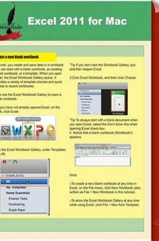 Cover of Excel 2011 for Mac