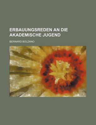 Book cover for Erbauungsreden an Die Akademische Jugend