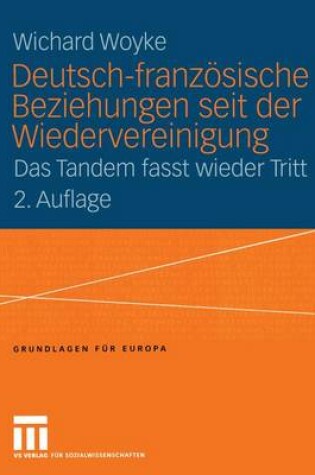 Cover of Deutsch-franzosische Beziehungen Seit der Wiedervereinigung