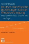 Book cover for Deutsch-franzosische Beziehungen Seit der Wiedervereinigung