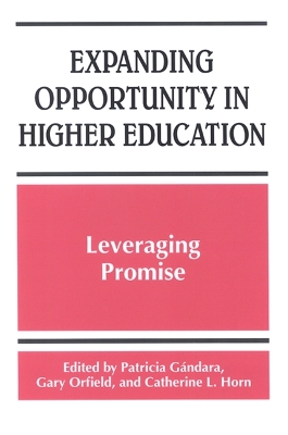 Cover of Expanding Opportunity in Higher Education