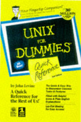 Cover of UNIX for Dummies Quick Reference