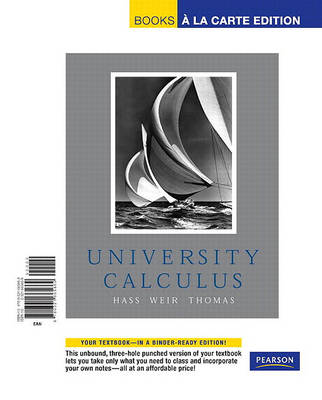 Book cover for University Calculus, Books a la Carte Edition