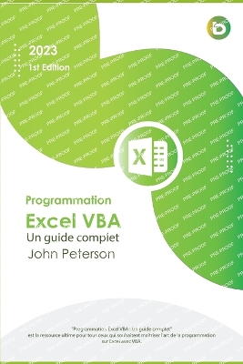 Book cover for Programmation Excel VBA