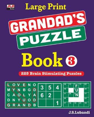 Cover of Large Print GRANDAD'S PUZZLE Book 3