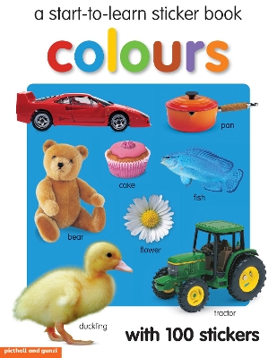 Book cover for Start-To-Learn Sticker Book: Colours