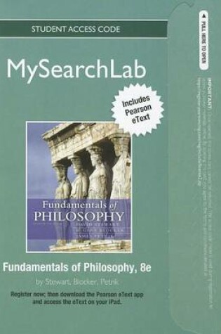 Cover of MyLab Search with Pearson eText -- Standalone Access Card -- for Fundamentals of Philosophy