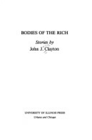 Cover of Bodies of the Rich CB