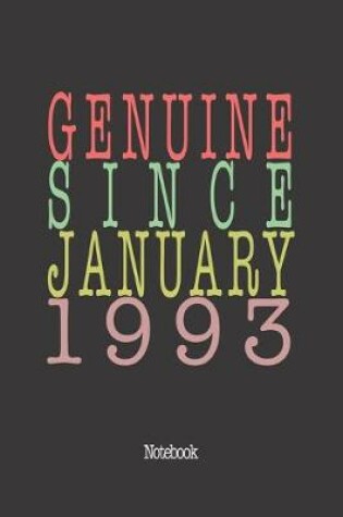 Cover of Genuine Since January 1993