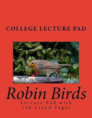 Book cover for Robin Birds Lecture Pad