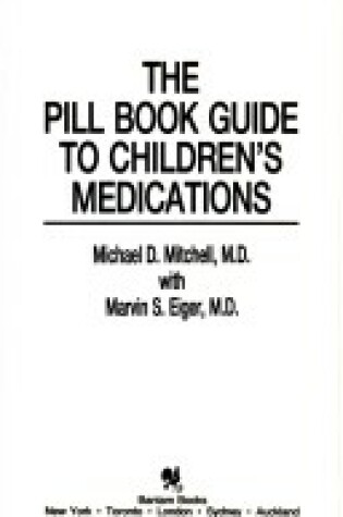 Cover of Pill Bk/Childrens Me