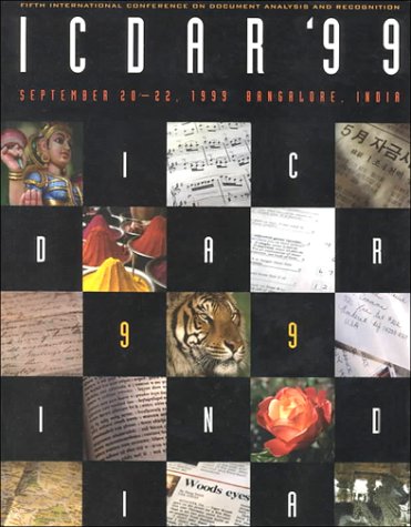 Book cover for 5th International Conference on Document Analysis and Recognition(Icdar '99)