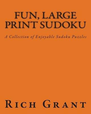 Book cover for Fun, Large Print Sudoku