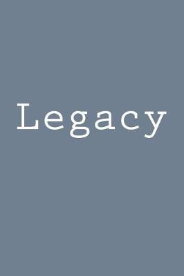 Book cover for Legacy