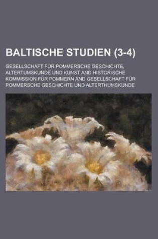 Cover of Baltische Studien (3-4)