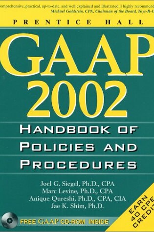 Cover of Gaap Handbook of Policies and Procedures 2002