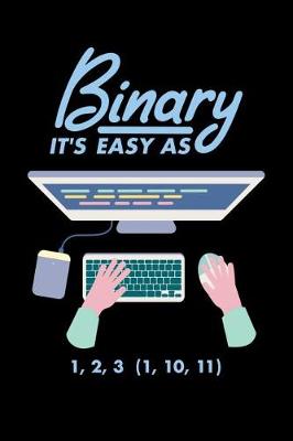 Book cover for Binary It's Easy As 1,2,3 (1, 10, 11)