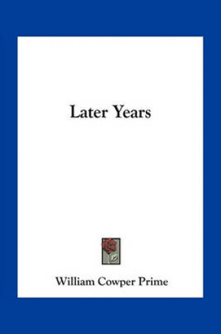 Cover of Later Years