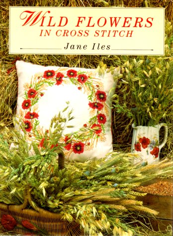 Book cover for Wild Flowers in Cross Stitch