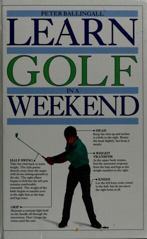 Book cover for Learn Golf in a Weekend