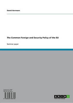 Book cover for The Common Foreign and Security Policy of the Eu