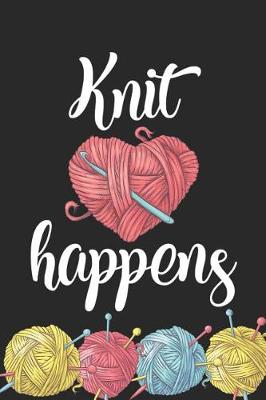 Book cover for Knit Happens