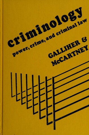 Cover of Criminology