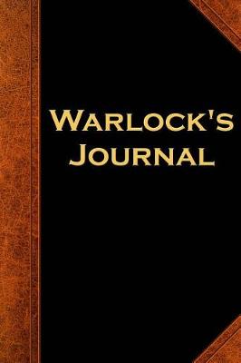 Book cover for Warlock's Journal Vintage Style