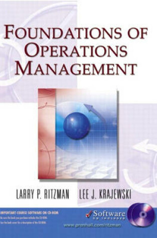 Cover of Foundations of Operations Management and Student CD