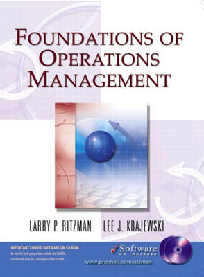 Book cover for Foundations of Operations Management and Student CD