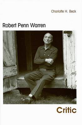 Book cover for Robert Penn Warren, Critic