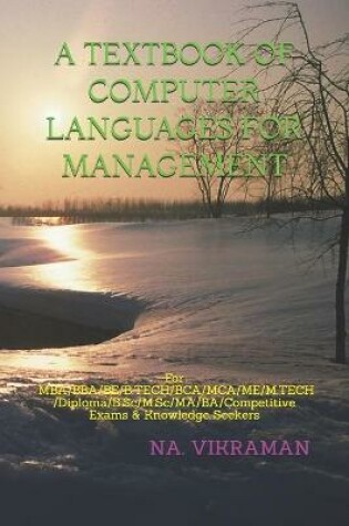 Cover of A Textbook of Computer Languages for Management